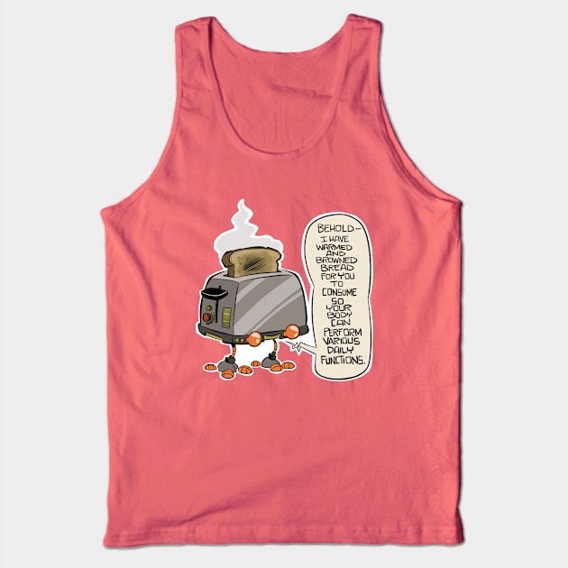 Toast Bot Tank Top by westinchurch